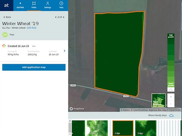 Na farmi NDVI meteobot